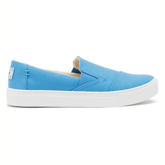 NEW TOMS Size 8 Women's Luca Slip-On Sneaker - Blue - Picture 3 of 5